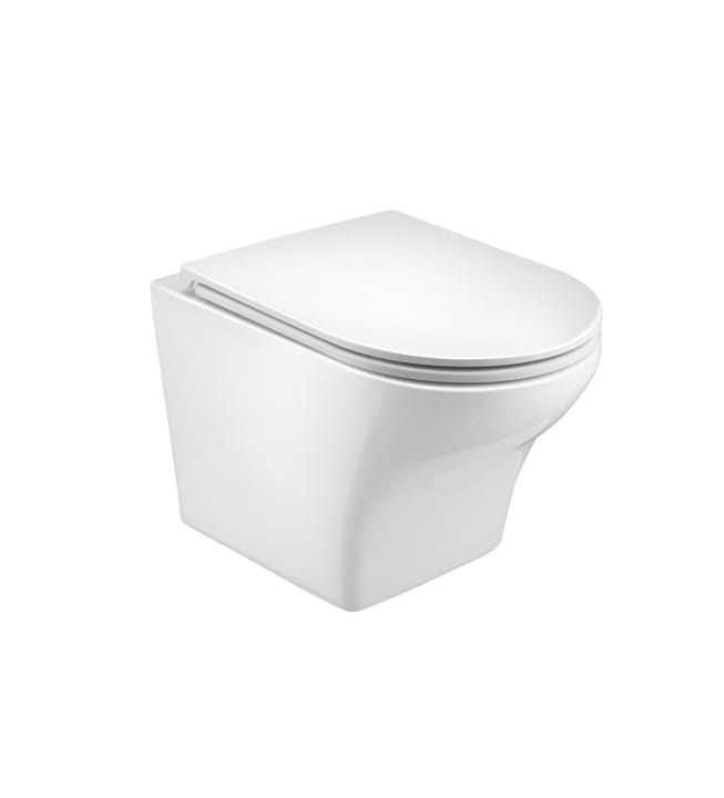 Rimless Wall Hung With UF Seat Cover (C867546) | Parryware